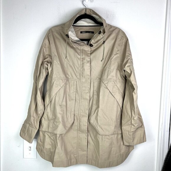 Nau Women's Tan Organic Cotton Lightweight Spring Reverb Jacket Size Medium - Picture 3 of 12